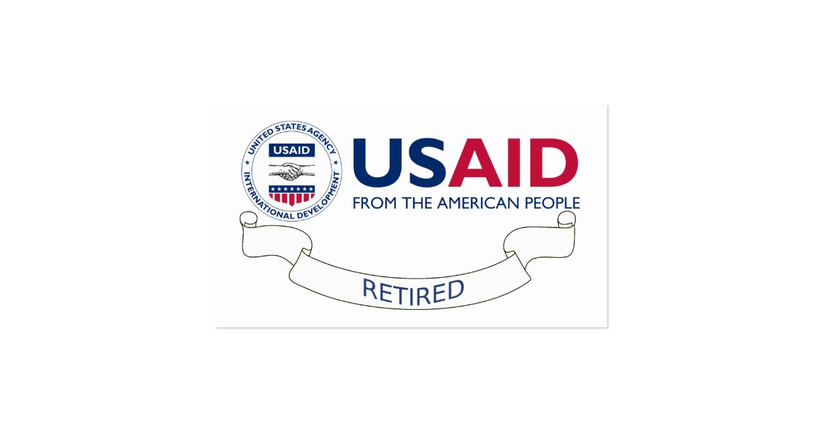 Usaid Retired Business Cards Zazzle 