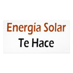 Usar Energia Solar Te Hace Mas Sexy Personalized Photo Card