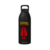 USASOC USSOCOM Special Ops Patch Water Bottle