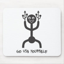 USB Man Mouse Pads