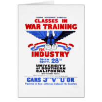 USC War Training Classes 1943 WPA cards by lc_wpa USC War Training Classes 1943 WPA cards