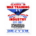 USC War Training Classes 1943 WPA posters