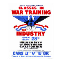 USC War Training Classes 1943 WPA posters by lc_wpa USC War Training Classes 1943 WPA posters