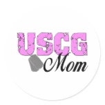 uscg99mom2 round sticker