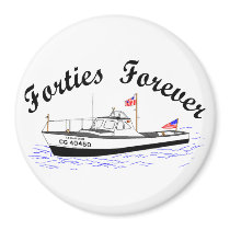 USCG 40 Foot Utility Boat Large # 40450 Clip Art magnets by FortiesForever USCG 40 Foot Utility Boat Large # 40450 Clip Art magnets