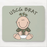USCG Brat (Girl) Mouse Pads