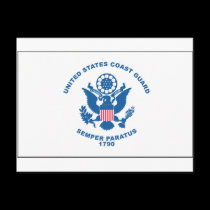 USCG - Coast Guard Flag postcards