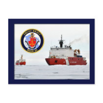 USCG icebreaker HEALY, Beaufort Sea, Alaska Postcard