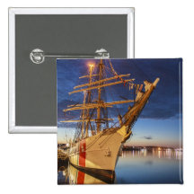 USCG Tall Ship at Halifax Harbour, Nova Scotia, Ca Pins
