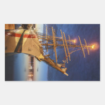 USCG Tall Ship at Halifax Harbour, Nova Scotia, Ca Stickers