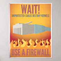 Use a Firewall Posters