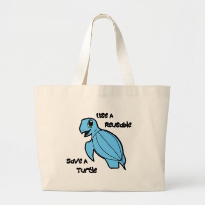   Reusable Grocery Bags on Use A Reusable   Save A Turtle  Canvas Bag From Zazzle Com