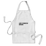 USE CONDOM SENSE aprons