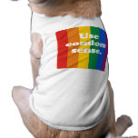 Use condom sense dog tshirt