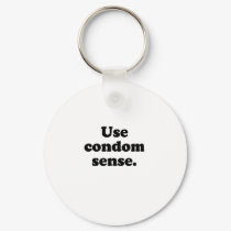 USE CONDOM SENSE keychains