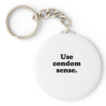 USE CONDOM SENSE KEYCHAINS