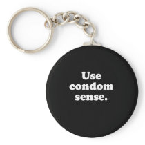 Use condom sense keychains