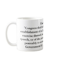 Use it or lose it"Congress shall make no law re... mugs