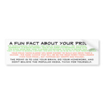 USE THE BRAIN 1 - PRIUS bumper stickers by sterlingdeville USE THE BRAIN 1 - PRIUS bumper stickers