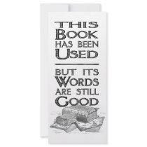 Used Book Gift Bookmark rack cards by slagathor Used Book Gift Bookmark rack cards