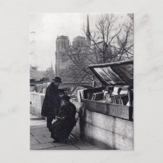 Used Book Sellers, Notre Dame Paris Postcards