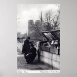 Used Book Sellers, Notre Dame Paris Vintage Posters