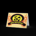 Used Parts 50th Birthday Party Invitations cards