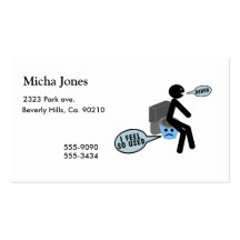 Used Toilet Business Card