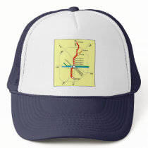 Useful Atlanta Subway Map Trucker Hat