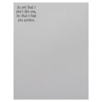 Useless Customized Letterhead