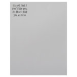 Useless Customized Letterhead