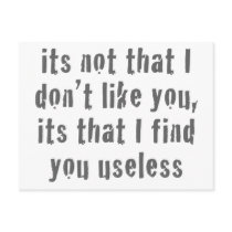 Useless postcards by 2DogStudio Useless postcards