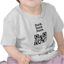 Useless QR Code: Duck t-shirts