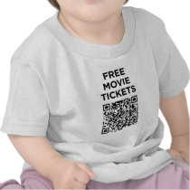 Useless QR Codes: Movie Tickets t-shirts