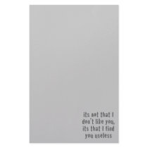 Useless Stationery
