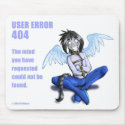 User Error 404 Mousepad