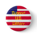 usflag, SupportU.S.Military buttons