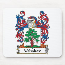 Ushakov Family Crest Mousepad