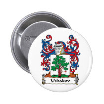 Ushakov Family Crest Button