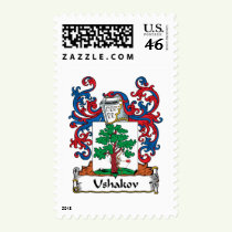 Ushakov Family Crest Stamps