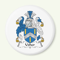 Usher Family Crest Magnet