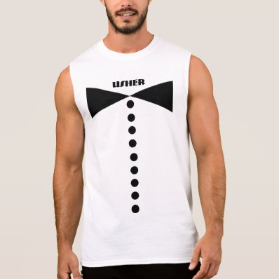 Usher-Support Staff - Customized Sleeveless Tee