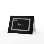USHER Wedding  Invitation Cards