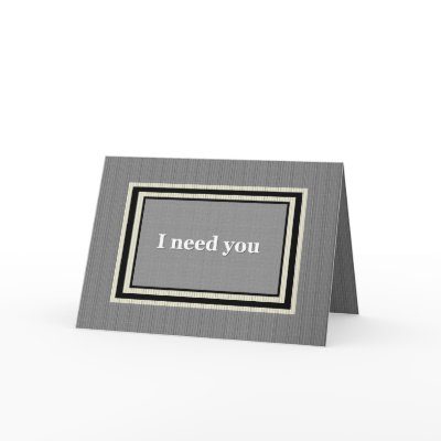 USHER Wedding Invitation - Silver and Black card