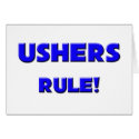Ushers Rule! cards by professions Ushers Rule! cards