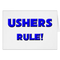 Ushers Rule! cards by professions Ushers Rule! cards
