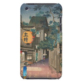 Ushigome Kagurazaka Tsuchiya Koitsu shin hanga iPod Touch Case-Mate Case