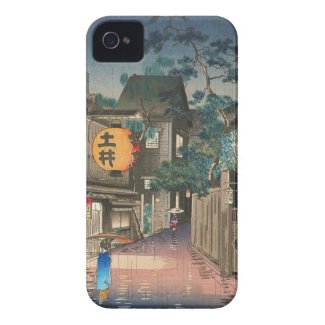 Ushigome Kagurazaka Tsuchiya Koitsu shin hanga iPhone 4 Case