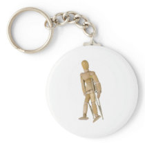 UsingCrutches013110 Key Chain