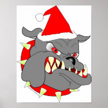USMC Devil Dog Christmas Posters